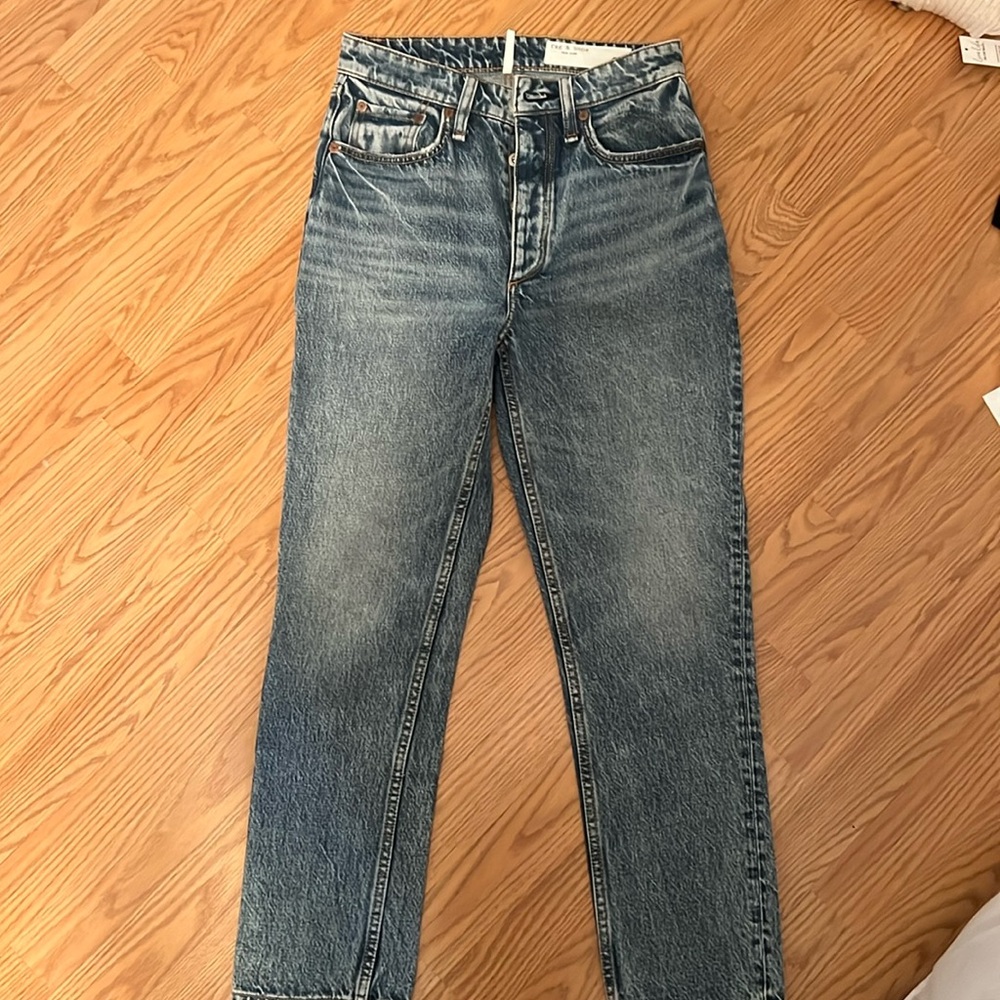 Rag & Bone Nina High Rise Ankle Cigarette Jeans. Size 25.
